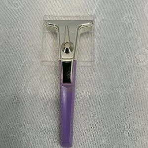 Vintage Gillette‎ Techmatic Adjustable Razor With Purple Handle